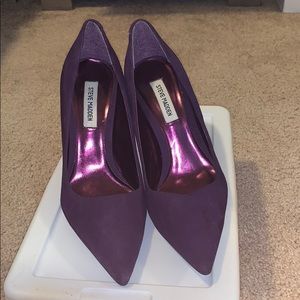 ‼️‼️MUST GO‼️‼️Purple suede heels